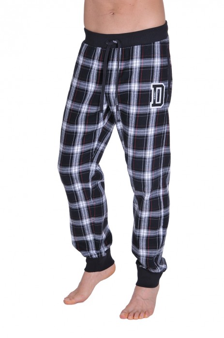 Diesel Patchboy Trousers Zwart Wit