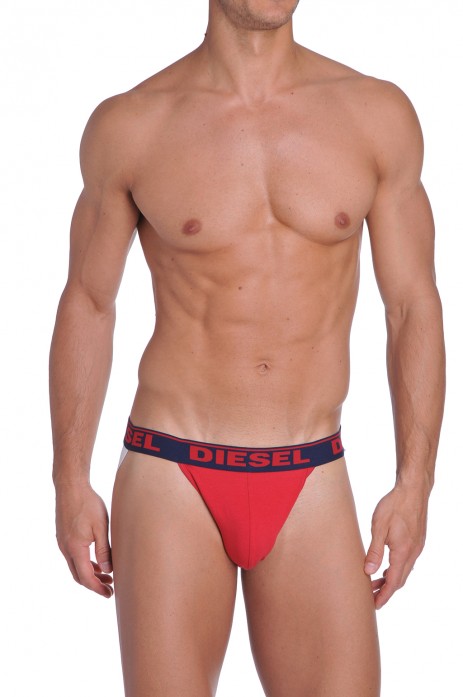 Diesel Jocky Jockstrap Rood-Zwart