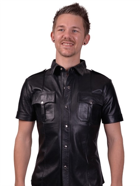 Mister B Police Shirt met korte mouwen