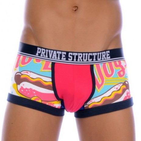 Private Structure Illusie Rock Boxer Pink