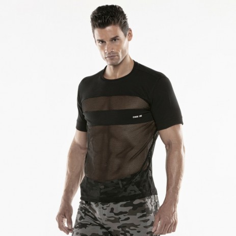 Code 22 Cargo T-Shirt - Zwart voorkant