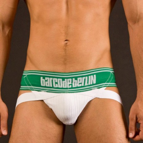 Barcode Boris Jockstrap Cross - Black / Yellow