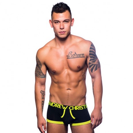 Almost Naked Retro Boxer Black - Andrew Christian 