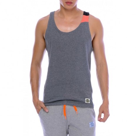 Private Structure Racer Back Singlet Melange