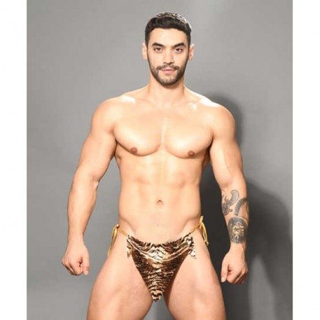 Andrew Christian Plush Tiger Jungle String