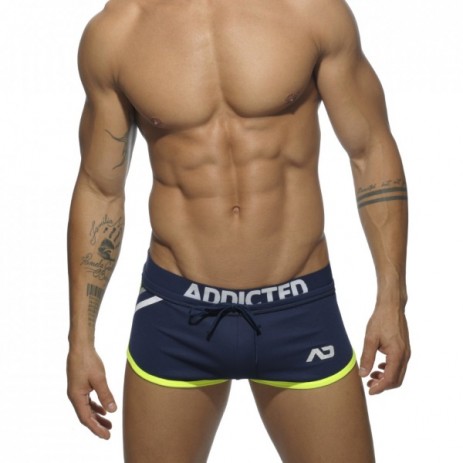 Addicted Platinum Detail Short Navy