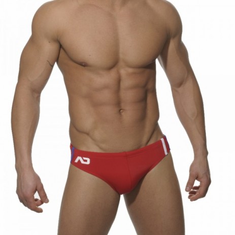 Addicted ADS005 Low Cut Sports Trunk Rood Voorkant
