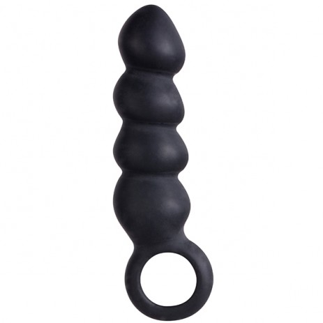 Buttplug_Bulbed_Invader_Zwart