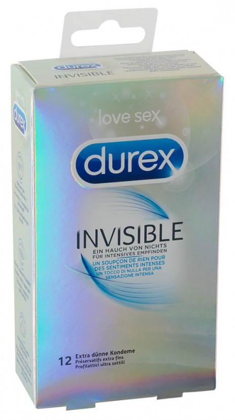Durex Invisible Extra Dunne Condooms- 12 stuks 