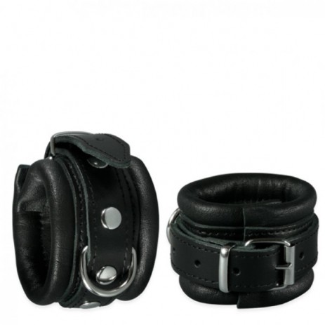 Handboeien Zwart 5 cm - Kiotos Leather