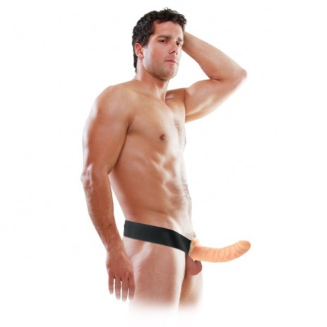 Holle voorbind dildo 20cm Flesh