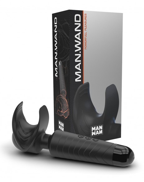 Man.Wand Wandvibrator - Zwart