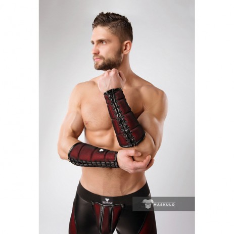 Maskulo Armored Color-Under Forearm Wallet - Red