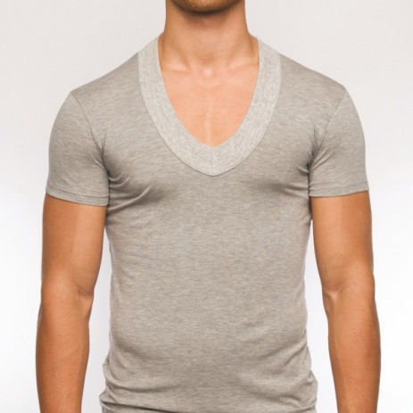 Modus Vivendi Pure V-Shirt Grijs