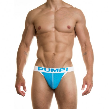 Pump Neon Fuel Blue Jockstrap