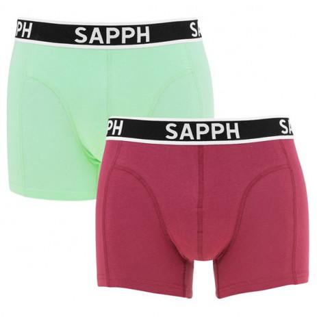 Sapph Collin Boxer Set - Fuchsia / Mint