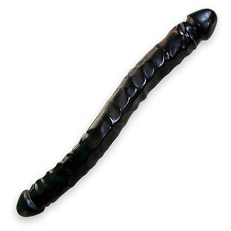 Double Dildo U-Boat Banger Black - Navy Collection