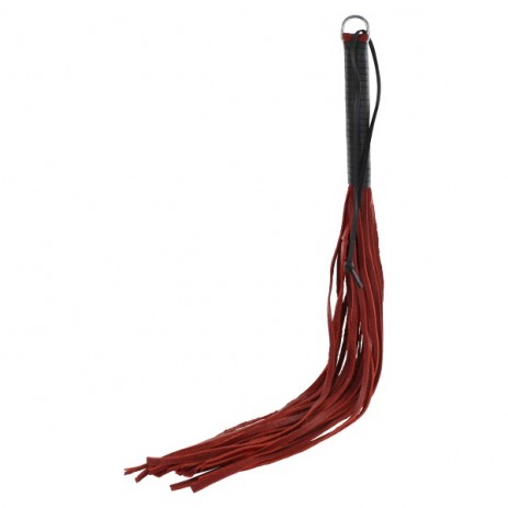 Zwart met Rode Flogger 