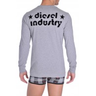 Diesel Longsleeve Jody Print Grijs OP=OP!