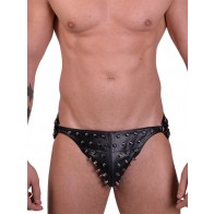 Mister B Posing Pouch 3 Belts Full Conestuds