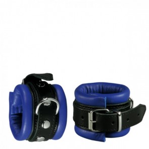 Blauwe Handboeien 5 cm - Kiotos Leather