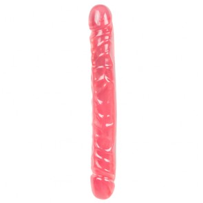 Dubbele Roze Dildo - Crystal Jellies