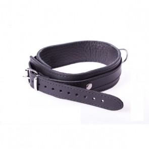 Halsband Basic Zwart - Kiotos Leather
