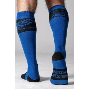 Hoge Knie Sokken - Blauw