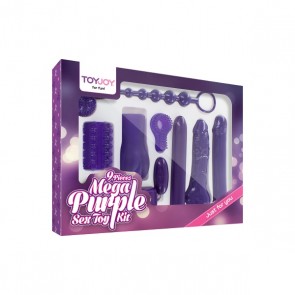 Mega Purple Sex Toy Kit Verpakt