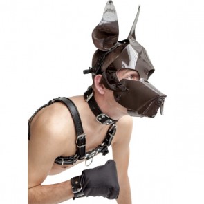 Mister B - Bruin honden masker Shaggy
