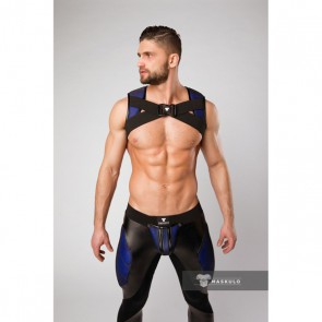 Maskulo Armored Color-Under Holster Chest Harness - Blue