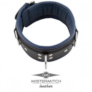 Slavenhalsband blauw gevoerd