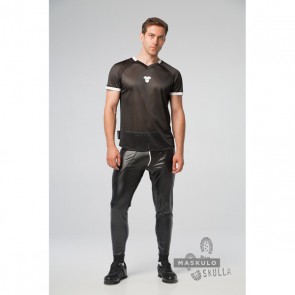 Maskulo Skulla Fetish T-Shirt - Wit