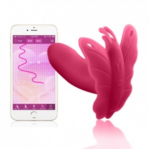 Vlinder Vibrator met App Besturing - Roze Kopen