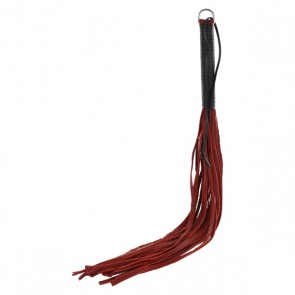 Zwart met Rode Flogger 