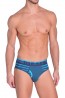 Diesel Blade Slip Aqua-Blauw Gestreept