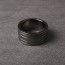 RVS Cockring Deep Black