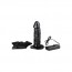 Black strap-on - voorbind dildo