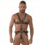 MisterB Leren Slave Harnas Voorkant