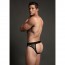 Allure Men Lace Open Back Brief - Zwart achterkant