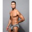 Andrew Christian Primary Stripe Slip schuin voor