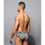Andrew Christian Primary Stripe Slip schuin achter