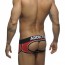 Addicted AD306 Double Piping Bottomless Boxer Red