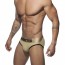 Addicted Gold & Silver Mesh Brief Gold
