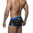Addicted Camo Stripe Boxer - Blauw