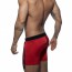 Addicted Printed Tape Short - Rood