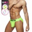 Addicted Ring Up Neon Mesh Bikini - Neon Geel