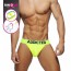 Addicted Ring Up Neon Mesh Bikini - Neon Geel