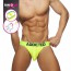 Addicted Ring Up Neon Mesh Jock - Neon Geel voorkant
