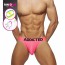 Addicted Ring Up Neon Mesh Jock - Neon Roze